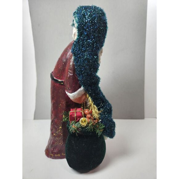 Old World Santa Claus Figurine Centerpiece Sterling Inc. 10.5" Tall St. Nicholas - Picture 5 of 8